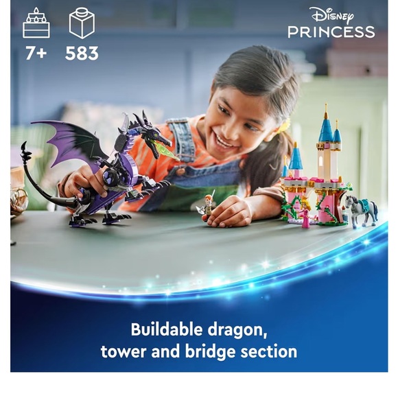 Brand new LEGO Disney Princess Maleficent’s Dragon sleeping beauty - Picture 10 of 10
